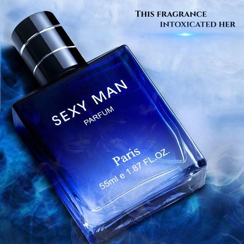 Perfume Fragrance Blue - Cologne bleue passionnée du gentleman parisien,