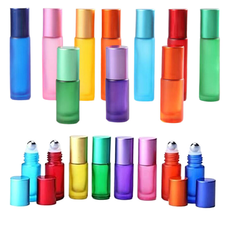 Attar Oil Roll On - Flacons à bille portables en verre