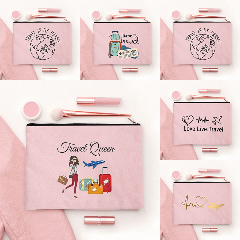 Perfume Queen - Trousse de maquillage à imprimé reine