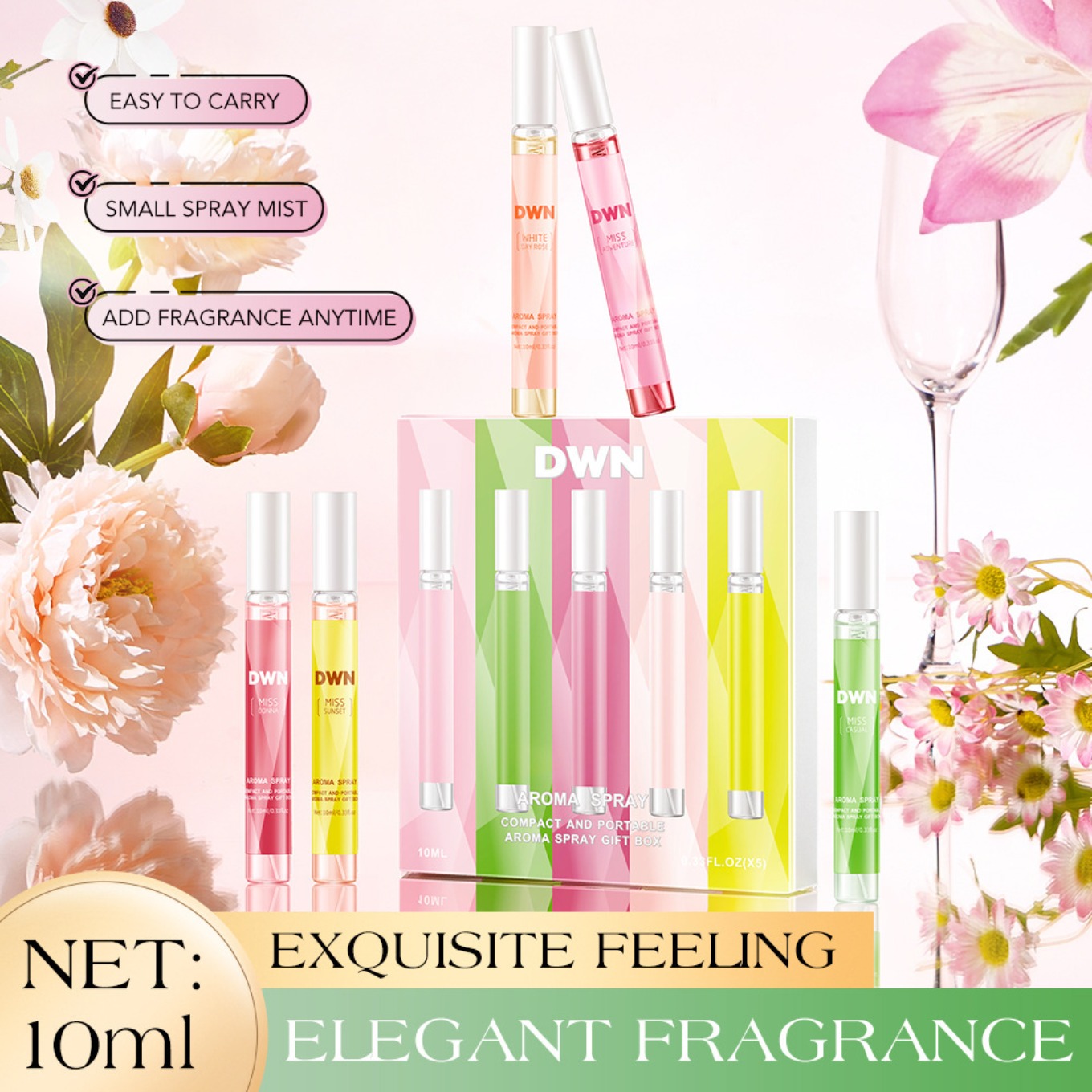 Perfume And Fragrance Are Same - Coffret d'échantillons de parfum sans alcool