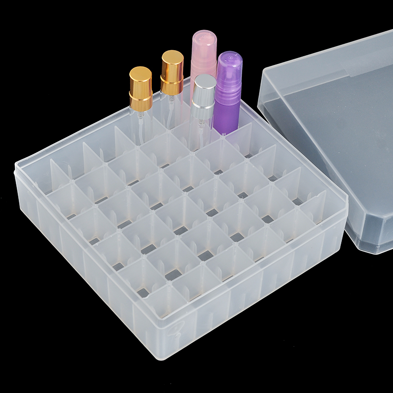 Perfume Decant Sample - Boîte en plastique Portable présentoir de