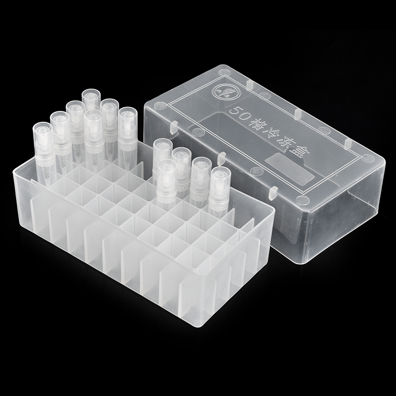 Perfume Decant Sample - Boîte en plastique à 50 grilles