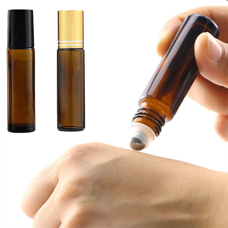 Flacons vides en verre ambré d - Attar Oil Roll On avis et prix