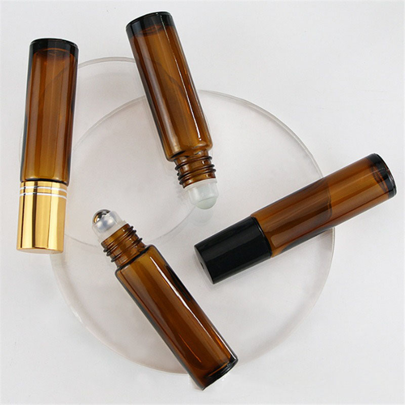 Flacons vides en verre ambré d - Attar Oil Roll On avis et prix